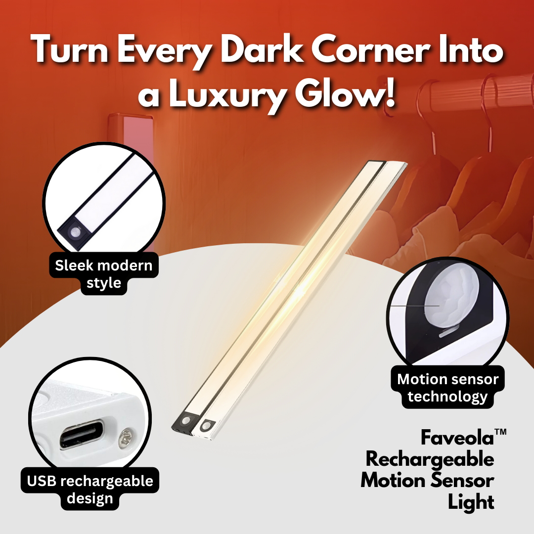 Faveola™ Rechargeable Motion Sensor Light